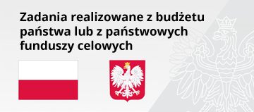 Banner: Zadania dofinansowane z budżetu Państwa