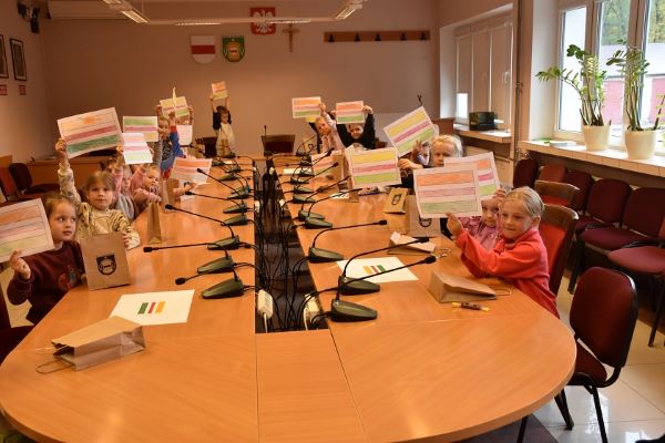 Ikona do artykułu: Przedszkolaki poznały Starostwo Powiatowe w Wyszkowie.
