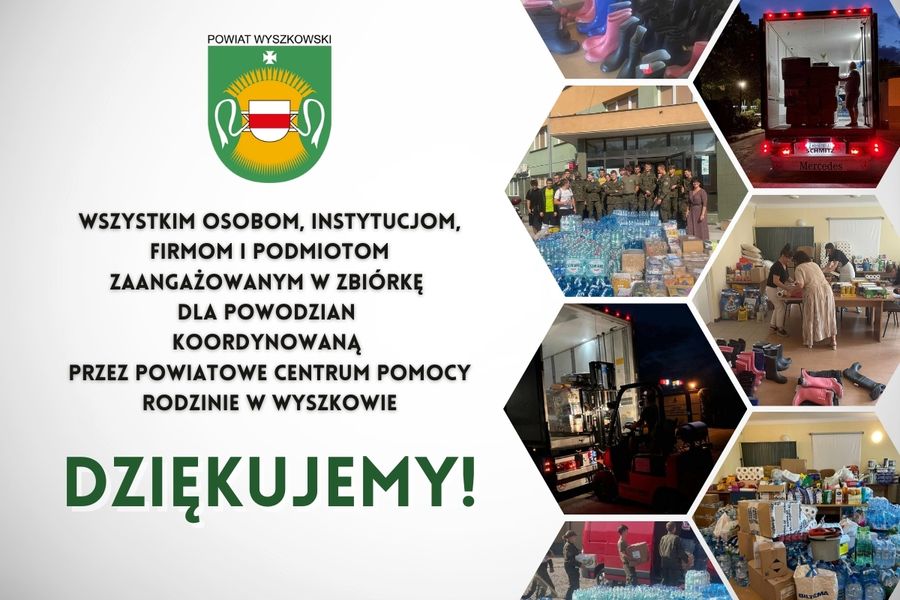 Ikona do artykułu: Dziękujemy za pomoc w zbiórce na rzecz powodzian!