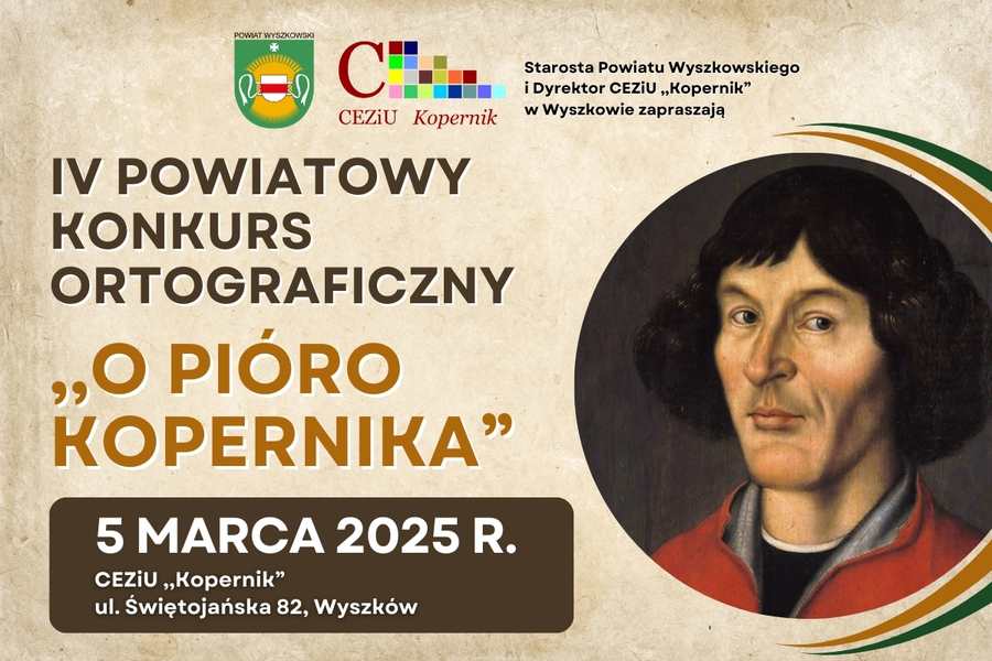 Ikona do artykułu: IV Powiatowy Konkurs Ortograficzny "O Pióro Kopernika"